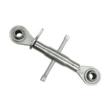 "LNK2635": Galvanized Stay Rod With Ball-And-Socket Joints